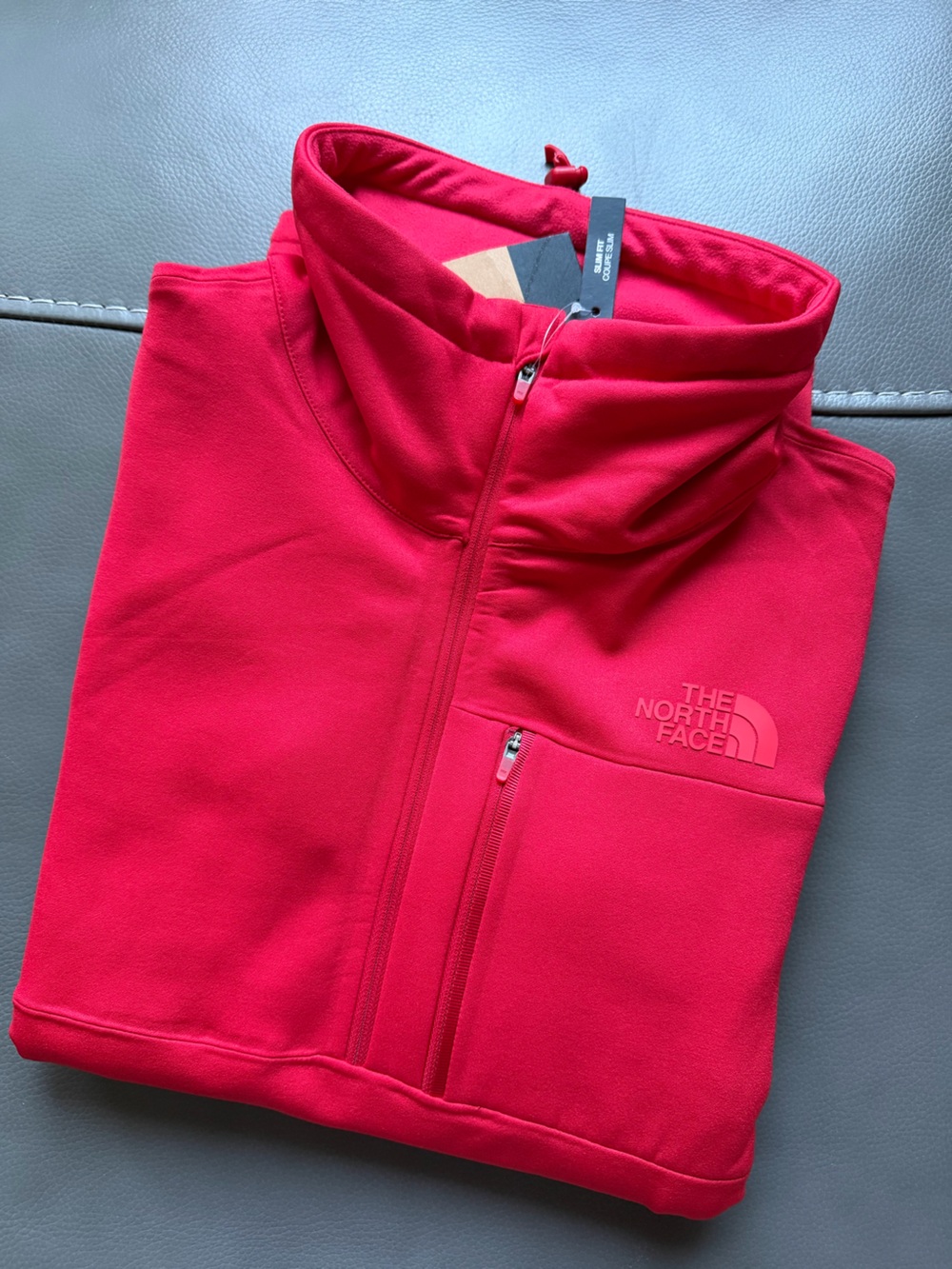 The North Face Men’s Bright Red Half-Zip Fleece Pullover